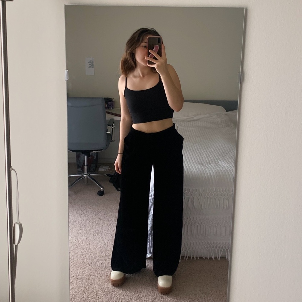 Jean Paul Gaultier velvet pants